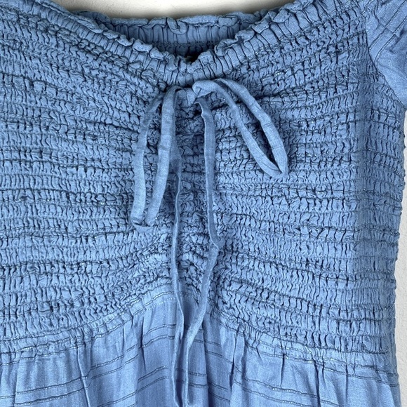 L*Space | Romantic Cottagecore Boho Lucia Midi / Maxi Smocked Tiered Dress | XL - Picture 4 of 8